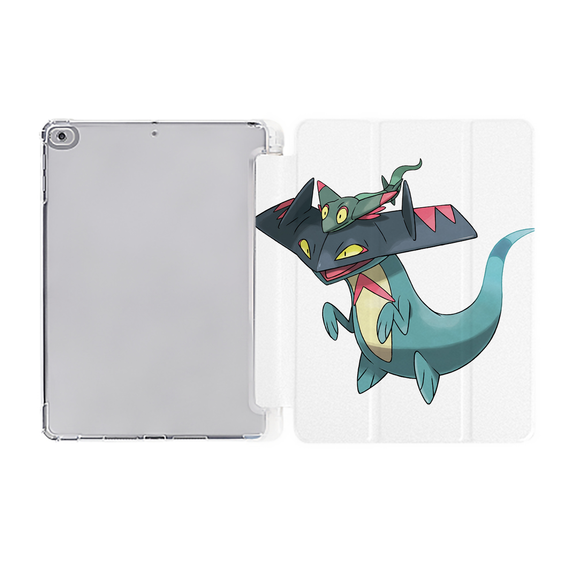 （画像用） ポケットモンスター Pokémon IPad ケース ペン収納付き 三つ折りスタンド PUレザー×シリコン 対応機種9.5/10.5/10.9インチ